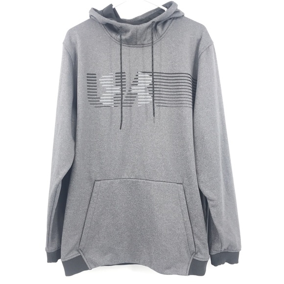 Under Armour Other - Under Armour Cold Gear Gray Hooded Sweatshirt